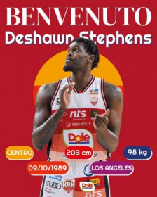 Esperienza e atletismo alla corte della Dole Basket Rimini: Deshawn Stephens � biancorosso
