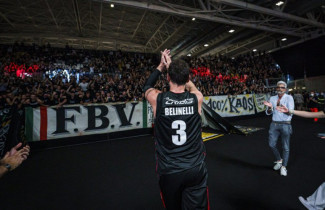 Virtus Segafredo Bologna - MVP di serata il capitano delle V Nere Marco Belinelli