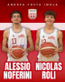 Roli e Noferini con l’Andrea Costa Basket Imola: si consolida l’asse con International Basket  Imola