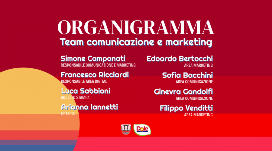 Dole Rimini, definito l'organigramma dell'area comunicazione e marketing