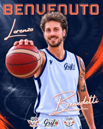 Lorenzo Benedetti � un nuovo giocatore della Grifo Basket Imola