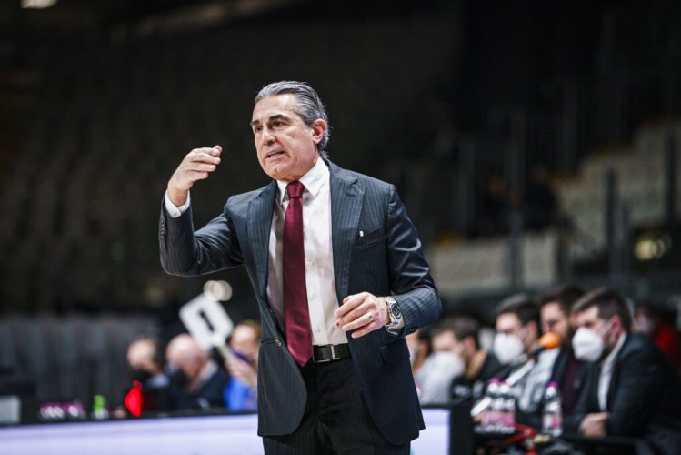 Il post partita di coach Scariolo (Virtus Segafredo Bologna)