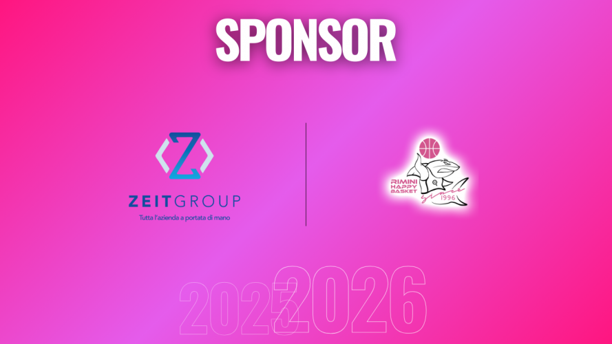 Zeitgroup rinnova la propria partnership con Ren Auto Rimini Happy Basket!
