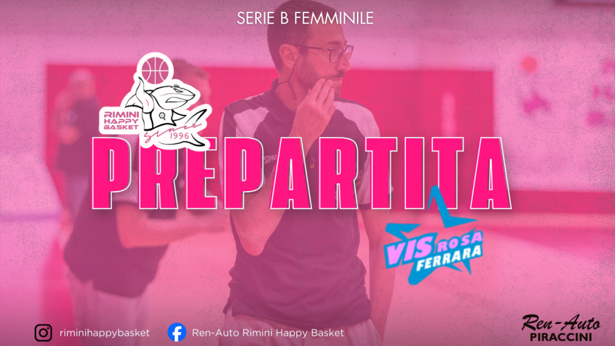 Ren Auto Rimini Happy Basket-Vis Rosa Ferrara, pre partita con Coach Andrea Maghelli