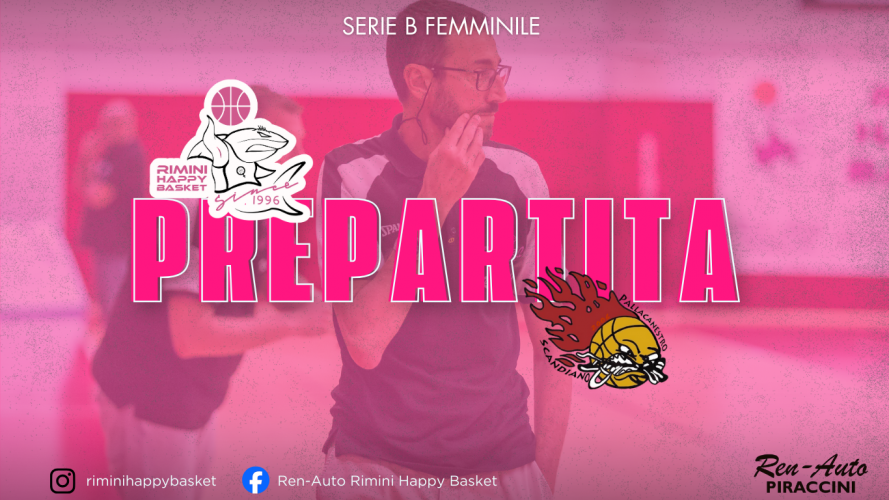 Ren Auto Rimini Happy Basket-Pallacanestro Scandiano 2012, pre partita con Coach Andrea Maghelli