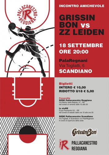Domani a Scandiano l’ultimo test pre-campionato della Grissin Bon