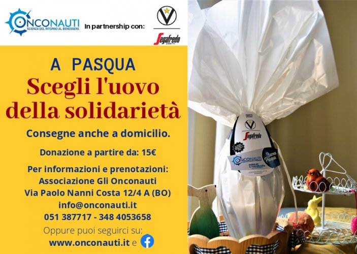 Virtus Segafredo Bologna - Onconauti: "A Pasqua scegli l'uovo della solidarietà"
