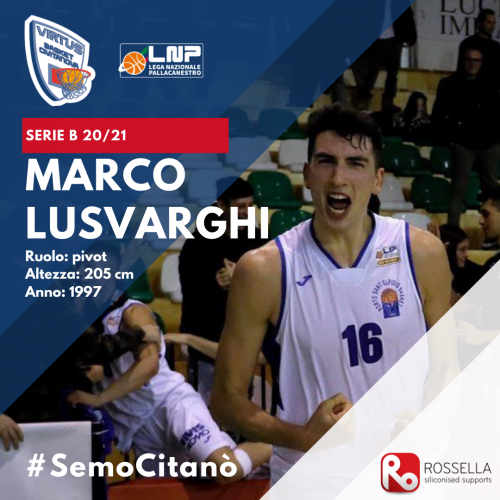 Un gioiello in rampa di lancio per la Virtus Basket Civitanova Marche : firmato Lusvarghi