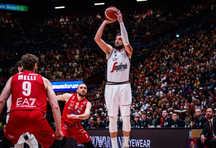 LBA, 22^giornata | EA7 Emporio Armani Milano vs Virtus Segafredo Bologna: 69-75