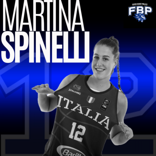 Faenza Basket Project   - Martina Spinelli in bianco nero blu