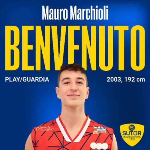 Diamo il benvenuto a Mauro Marchioli, nuova Guardia della Sutor Basket Montegranaro