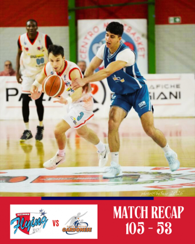 New Flying Balls Logimatic Group Ozzano  – Pallacanestro Gardonese  105 - 53