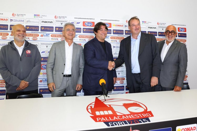 Pallacanestro 2.015 Unieuro Forl�- Conferenza stampa di presentazione del nuovo socio della Fondazione Marco Monti