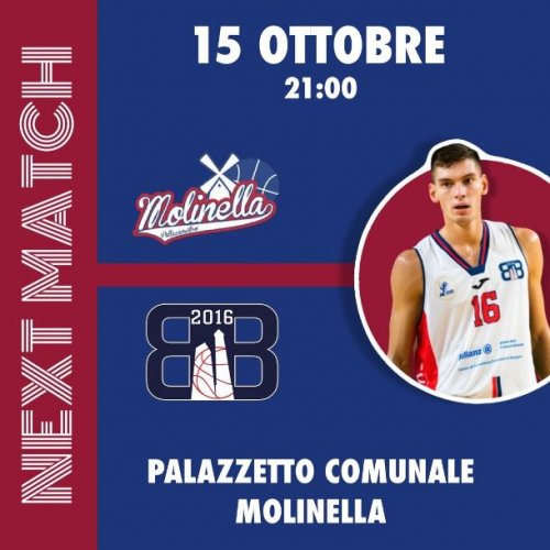 Primo derby in trasferta a Molinella : il Bologna Basket cerca il bis