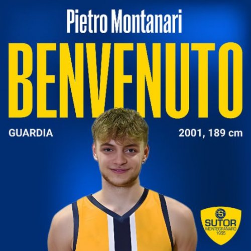 Diamo il benvenuto a Pietro Montanari, Guardia della Sutor Basket Montegranaro