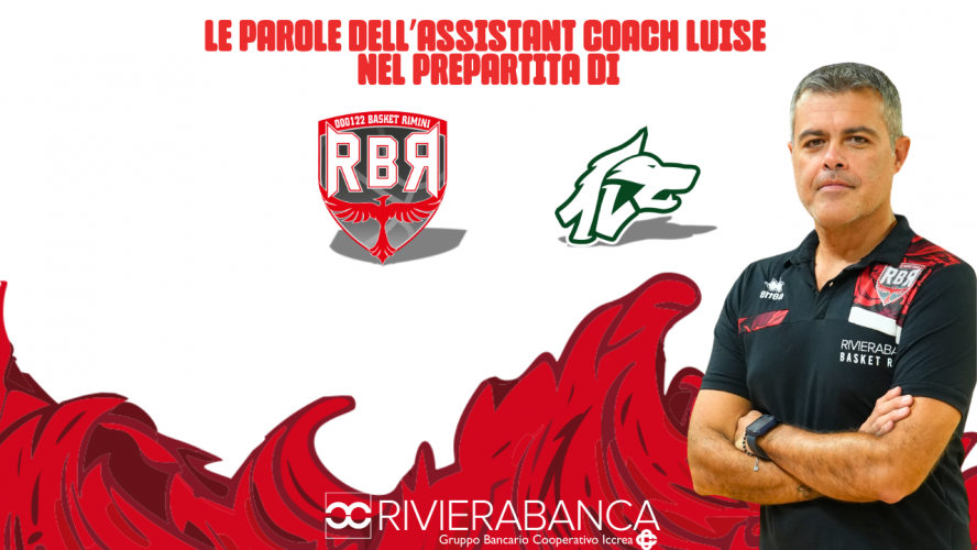 Rivierabanca Rimini-Avellino Basket, pre partita con coach Sergio Luise