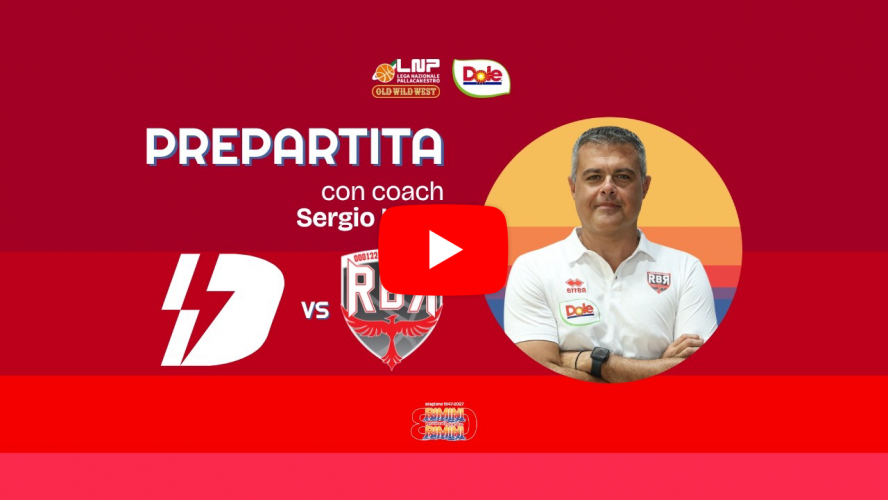 Banco di Sardegna Sassari-Dole Rimini, prepartita con coach Sergio Luise