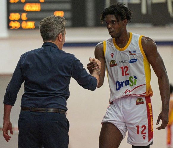 Basket Ravenna: Ivan Onojaife dopo la partita contro l'Andrea Costa