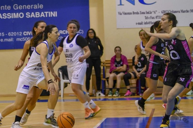 Pink Terni - Bagalier Feba Civitanova Marche  62-59 (19-14; 15-24; 10-15; 18-6)