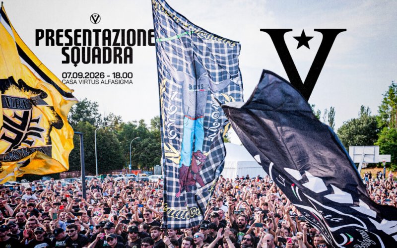 Virtus Pallacanestro Bologna  -Luned� 7 settembre alle ore 18.00 la presentazione della squadra