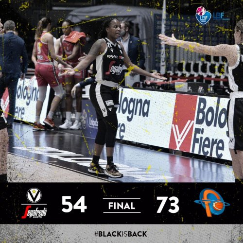 Virtus Segafredo Bologna vs Famila Wuber Schio: 54 -73