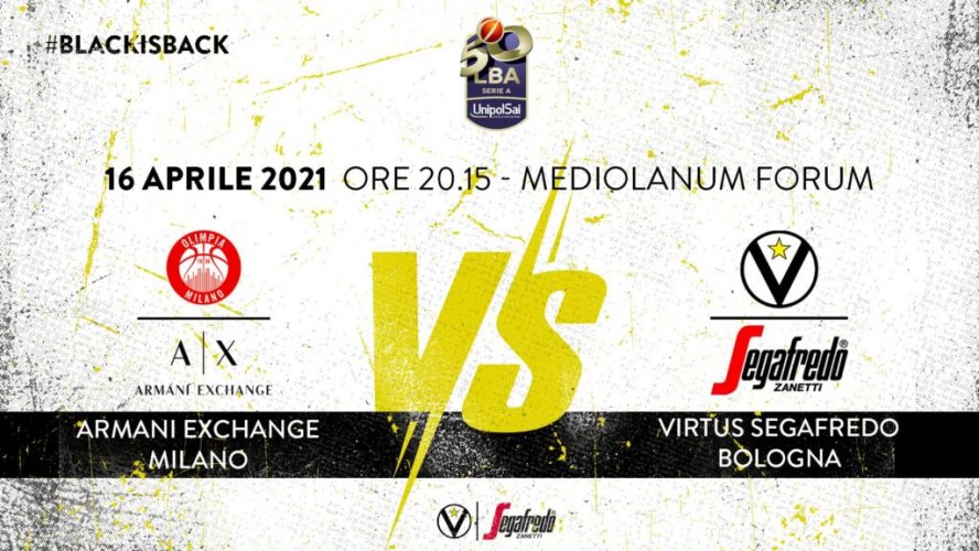 Virtus Segafredo Bologna - LBA, 28° giornata: il prepartita della sfida con Milano