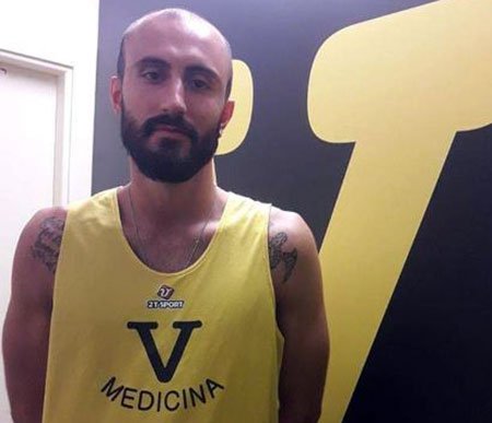 Virtus Medicina :Riccardo Rossi che nella prossima stagione sportiva non vestirà la maglia giallo nera.