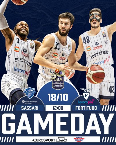 Serie A: Fortitudo Lavoropiù in trasferta a Sassari per la quarta giornata di campionato
