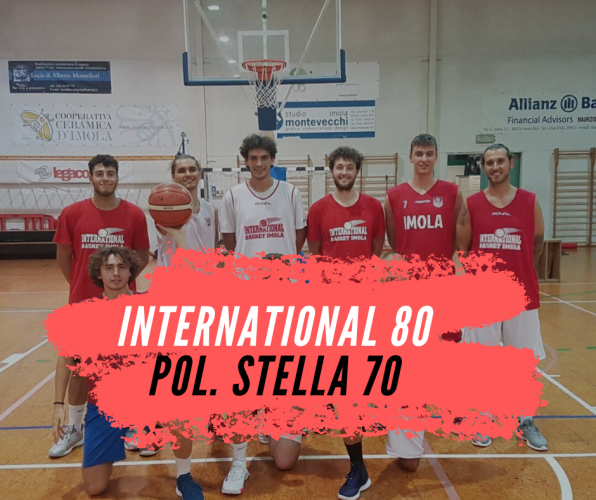 Serie  D: International Basket Curti Imola  &#8211; Pol. Stella Rimini  80-70 D.T.S. .
