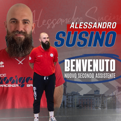 Alessandro Susino  il nuovo secondo assistente dell&#8217;UCC Assigeco Piacenza