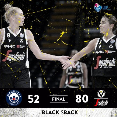 LBF, 8° giornata: Magnolia Basket Campobasso vs Virtus Segafredo Bologna: 52 – 80