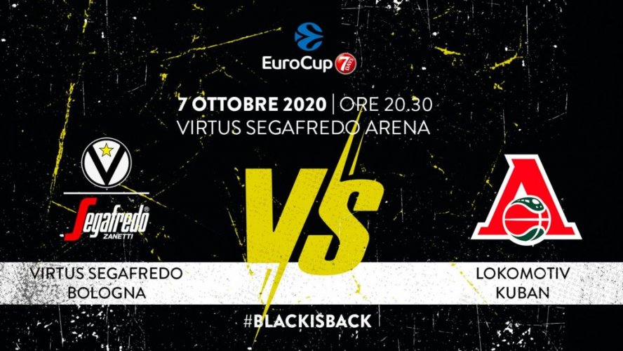 2° giornata, EuroCup 7DAYS: Virtus Segafredo Bologna vs Lokomotiv Kuban Krasnodar