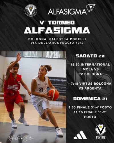 Virtus Olidata Bologna - Settore Giovanile  - Quinta edizione  Torneo Alfasigma