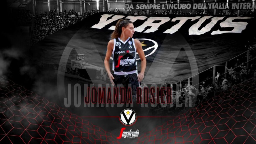 Virtus Segafredo Bologna : Jomanda Rosier rinnova con le V Nere