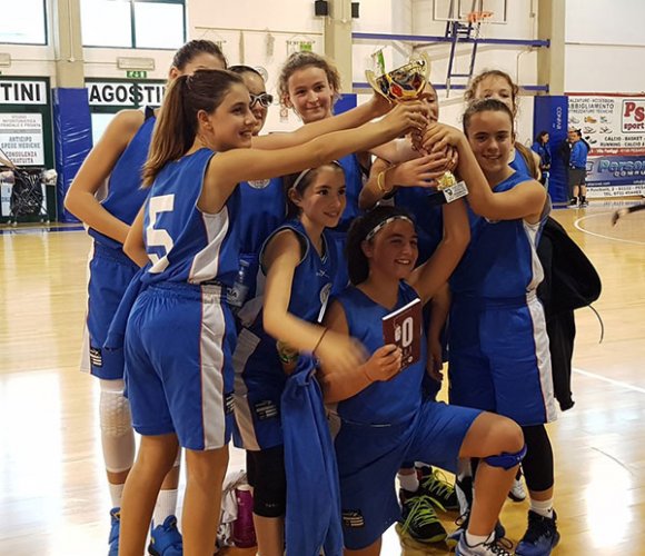 L'under 13 femminile della Feba Civitanova Marche si laurea campione regionale