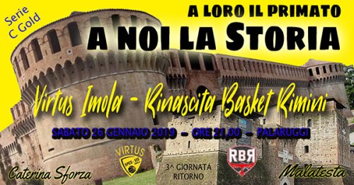 Il prepartita di Virtus Imola vs Rinascita Basket Rimini