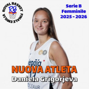 Royal Basket  2025-2026  Daniela Grigorjeva   nuova atleta Serie B Femminile