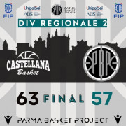 ASD Castellana Basket 63  Parma Basket Project 57