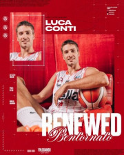Benedetto XIV Sella Cento  - Luca Conti ancora biancorosso per la stagione 2026/27