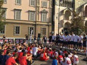 Grande entusiasmo alla presentazione in piazza duomo dell’Assigeco Piacenza