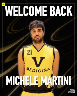 Michele  Martini torna a vestire il giallo nero di Medicina