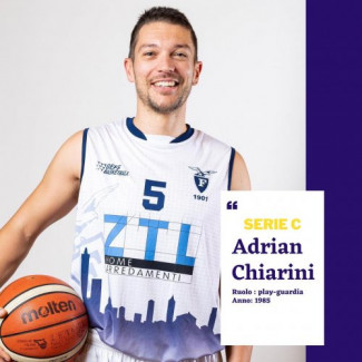 S,G, Fortitudo : Adrian Chiarini vestirà la maglia biancoblù anche nella stagione 2020-2021!