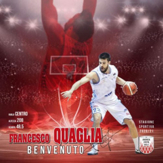 Andrea Costa Basket Imola : Francesco Quaglia vestirà biancorosso‼️