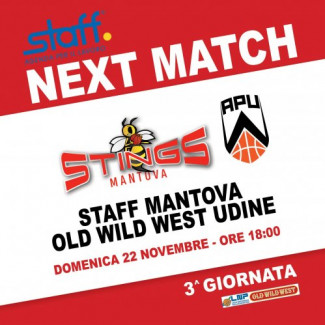 Pre-partita di Staff Mantova-Old Wild West Udine con le dichiarazioni di Di Paolantonio e Infante