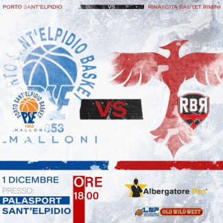 Next game : Albergatore Pro RBR vs Porto S. Elpidio Basket