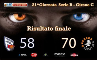 Rossella Virtus Civitanova Marche - Aurora Basket Jesi 58-70 (16-13, 9-20, 14-16, 19-21)