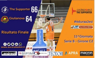 The Supporter Jesi - Giulia Basket Giulianova 66-64 (19-17, 18-11, 17-8, 12-28)
