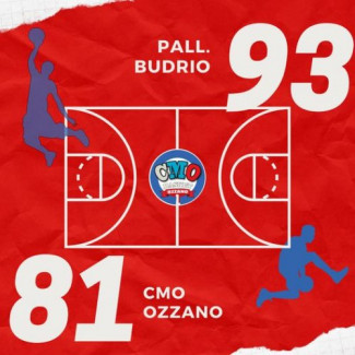Pall. Budrio - CMO Ozzano 93 - 81 (19-25; 42-38;68-53)