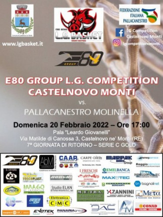 Presentazione E80 Group LG Competition Castelnovo - Pallacanestro Molinella