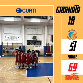 Basket Riccione  vs   International Basket Imola Curti   57-69